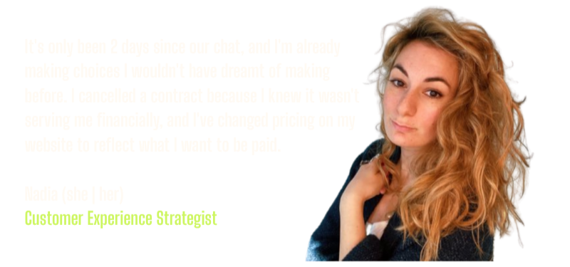 Nadia Customer Service Strategist Nadia is serving intelligence and strategy.